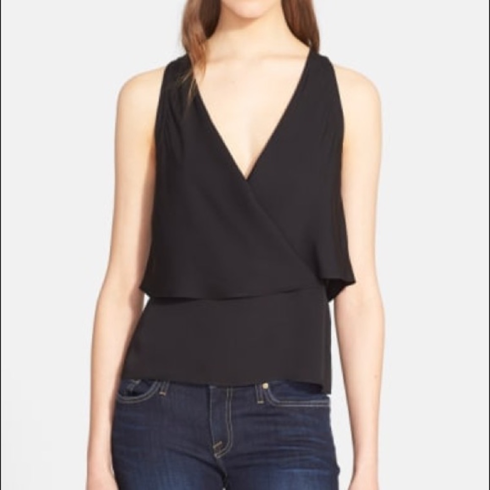 Theory Alizay Silk Top